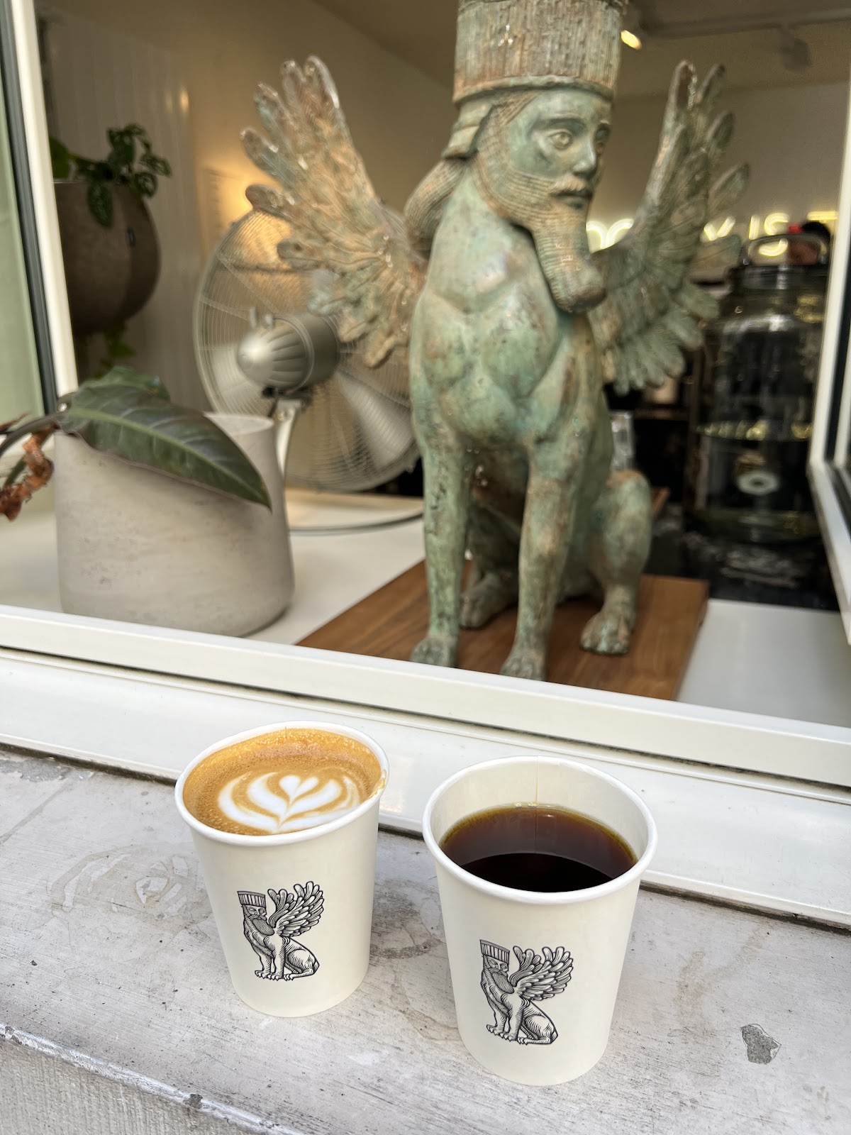 Coffee and stone